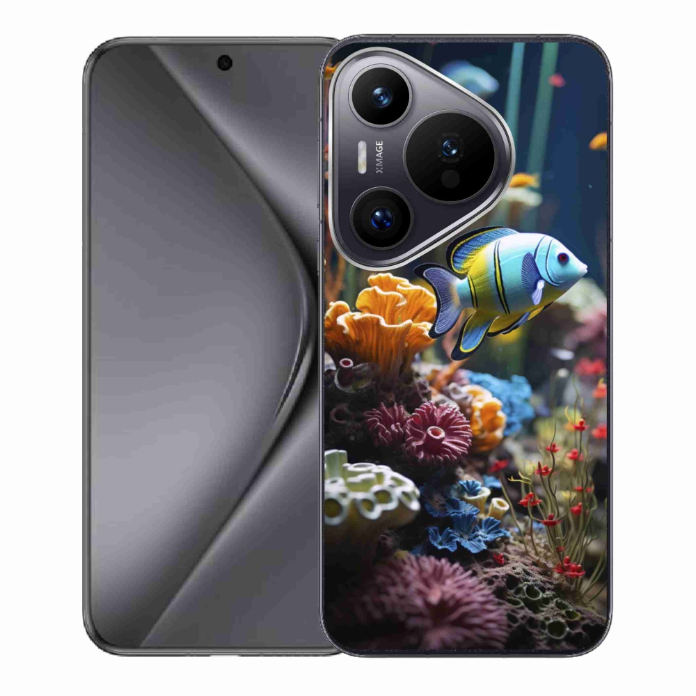 Gelový kryt mmCase na Huawei Pura 70 - mořský svět 5