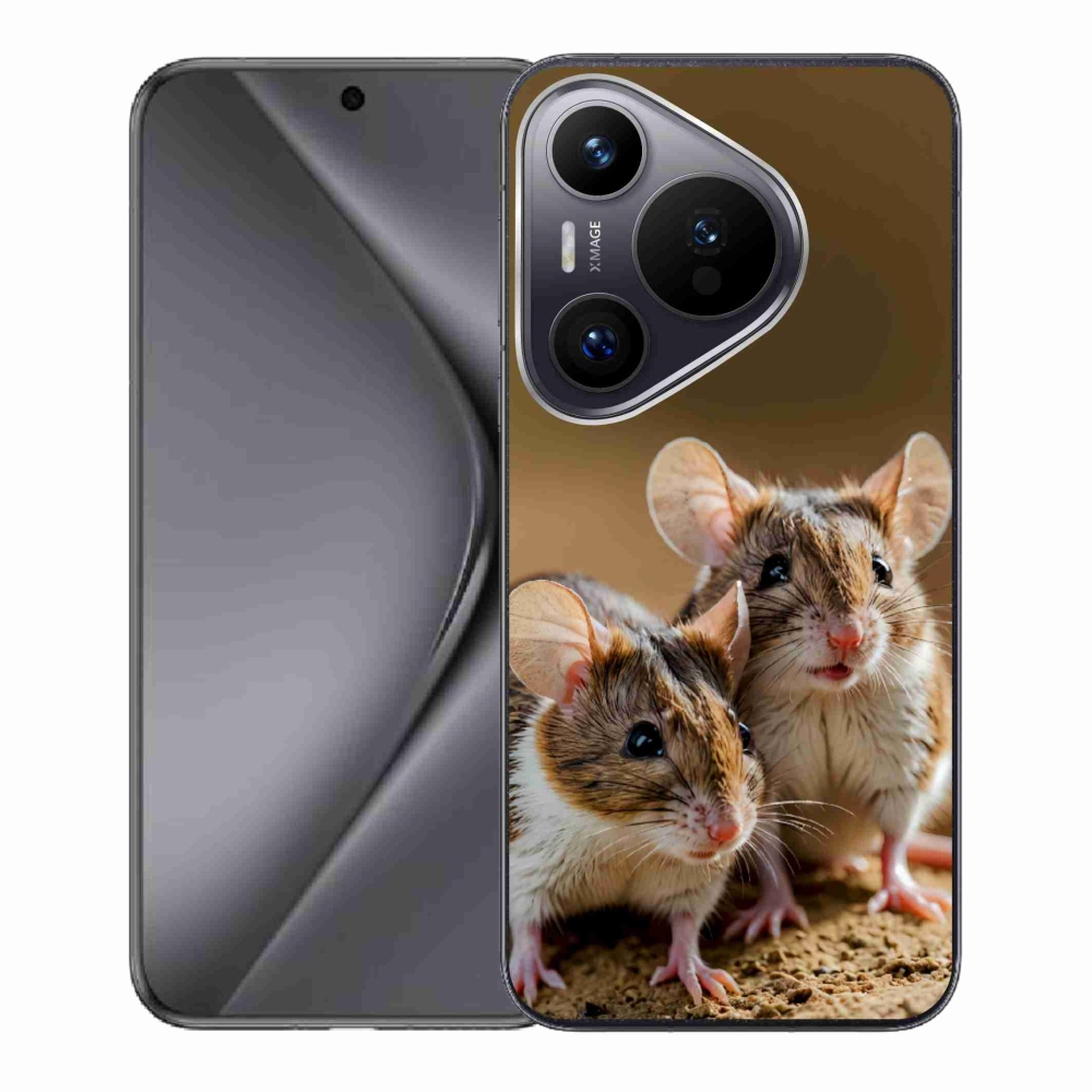 Gelový kryt mmCase na Huawei Pura 70 - myší duo