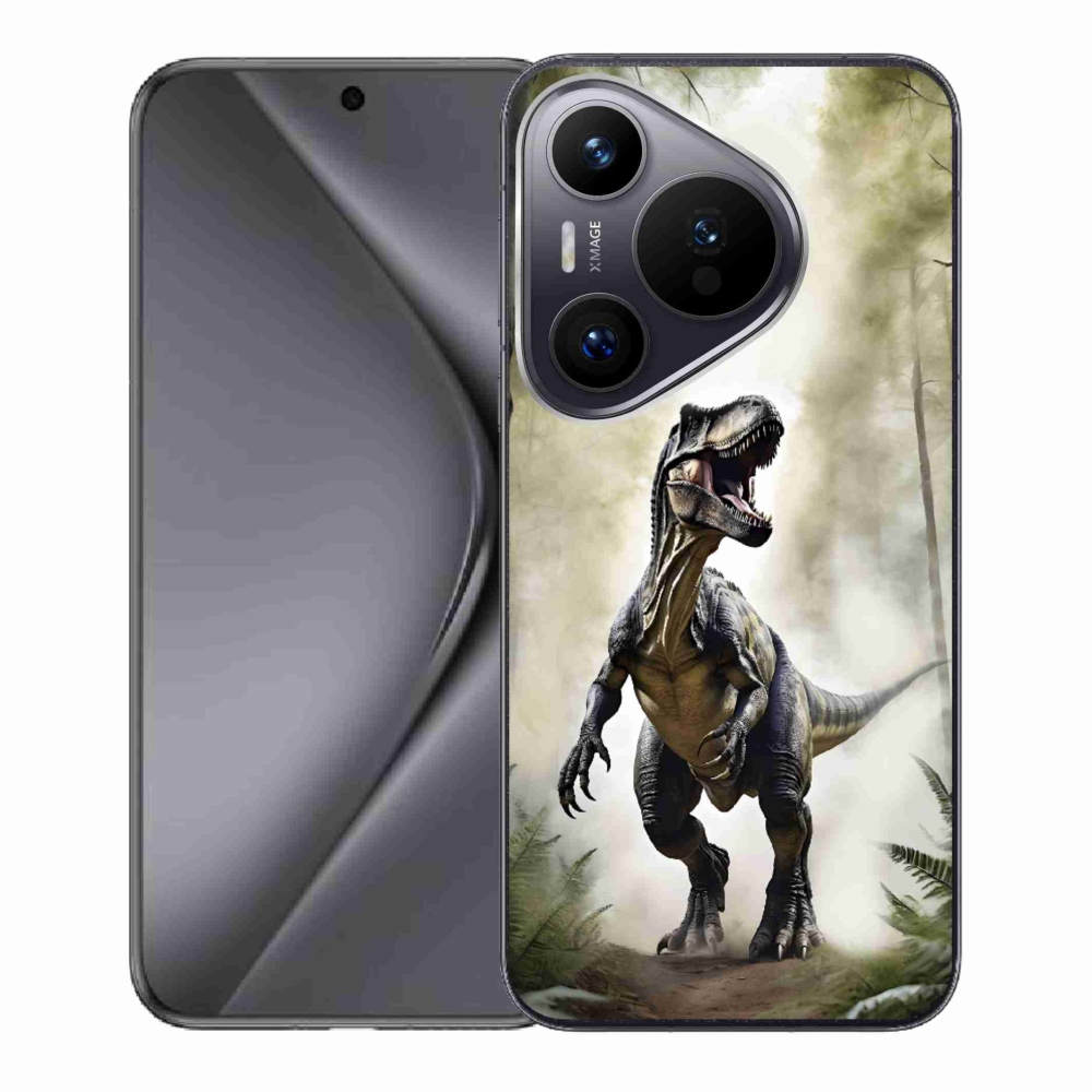 Gelový kryt mmCase na Huawei Pura 70 - naštvaný T-Rex