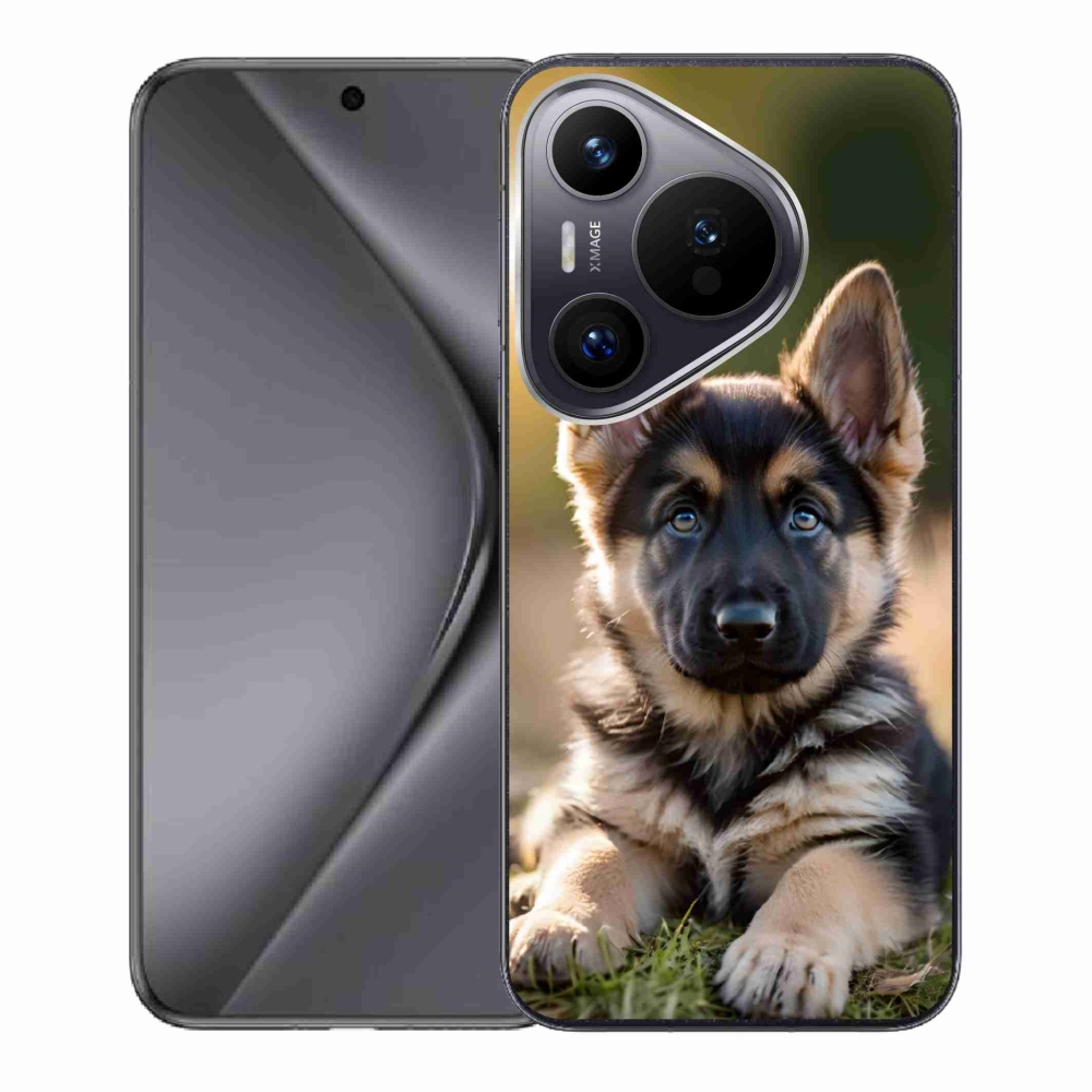 Gelový kryt mmCase na Huawei Pura 70 - německý ovčák v přírodě