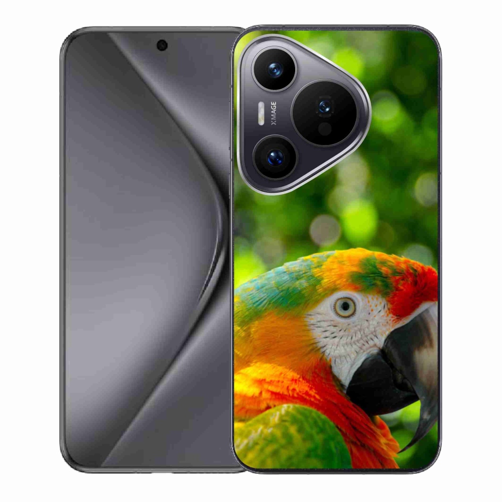 Gelový kryt mmCase na Huawei Pura 70 - papoušek ara 3