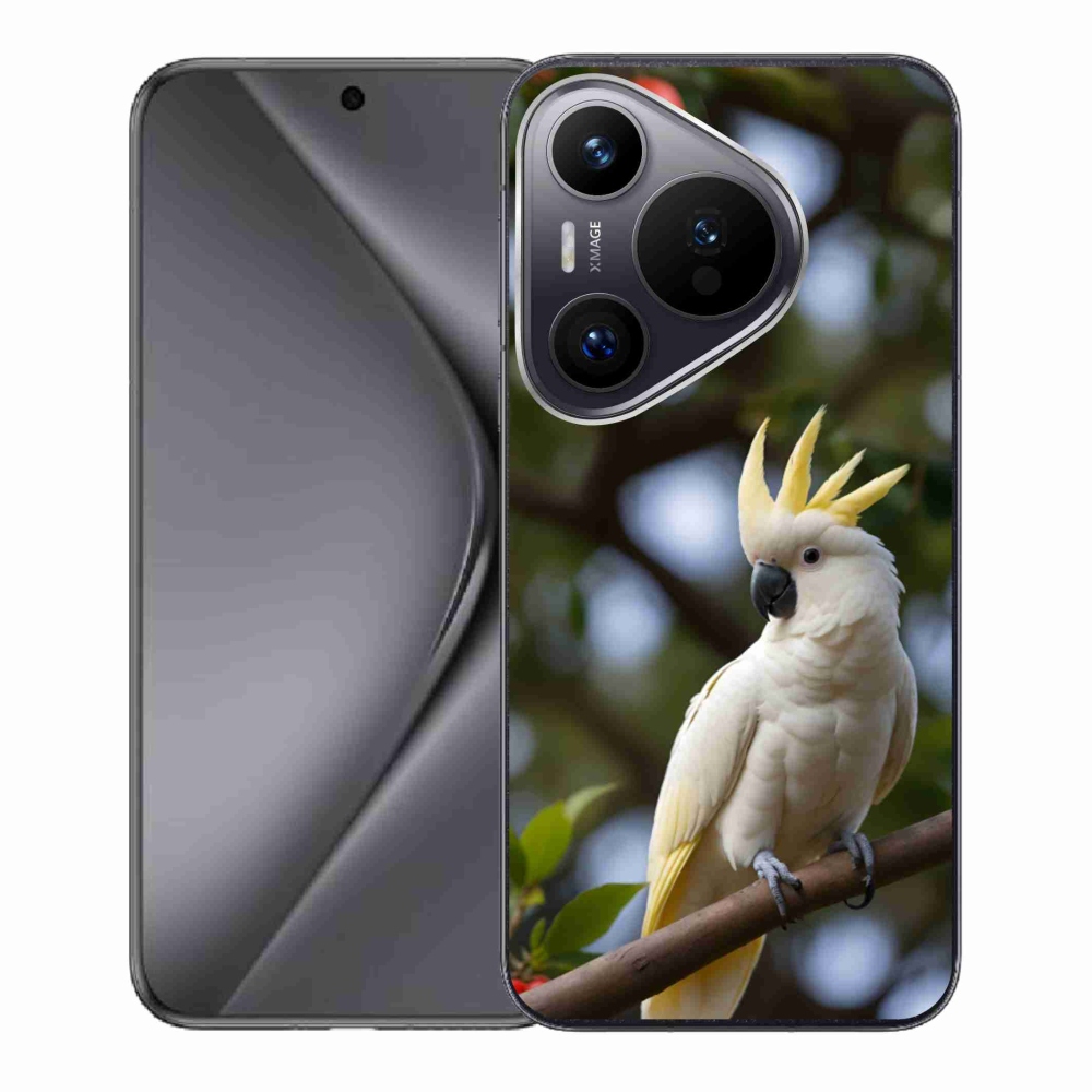 Gelový kryt mmCase na Huawei Pura 70 - papoušek kakadu 3
