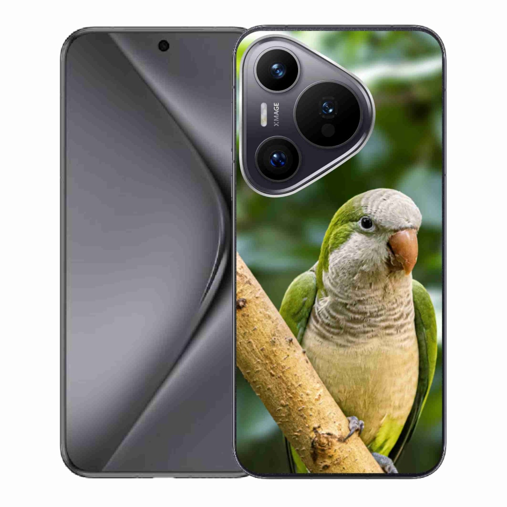Gelový kryt mmCase na Huawei Pura 70 - papoušek mníšek