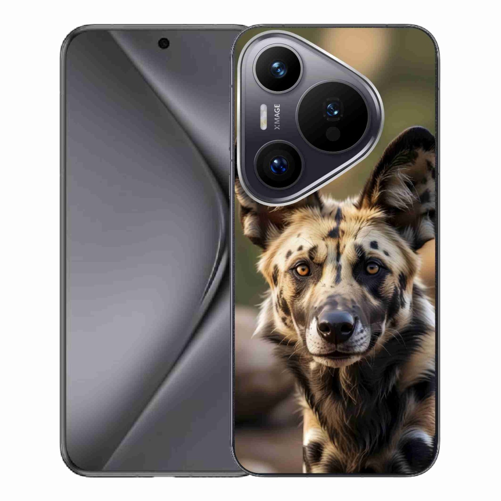 Gelový kryt mmCase na Huawei Pura 70 Pro - africký divoký pes