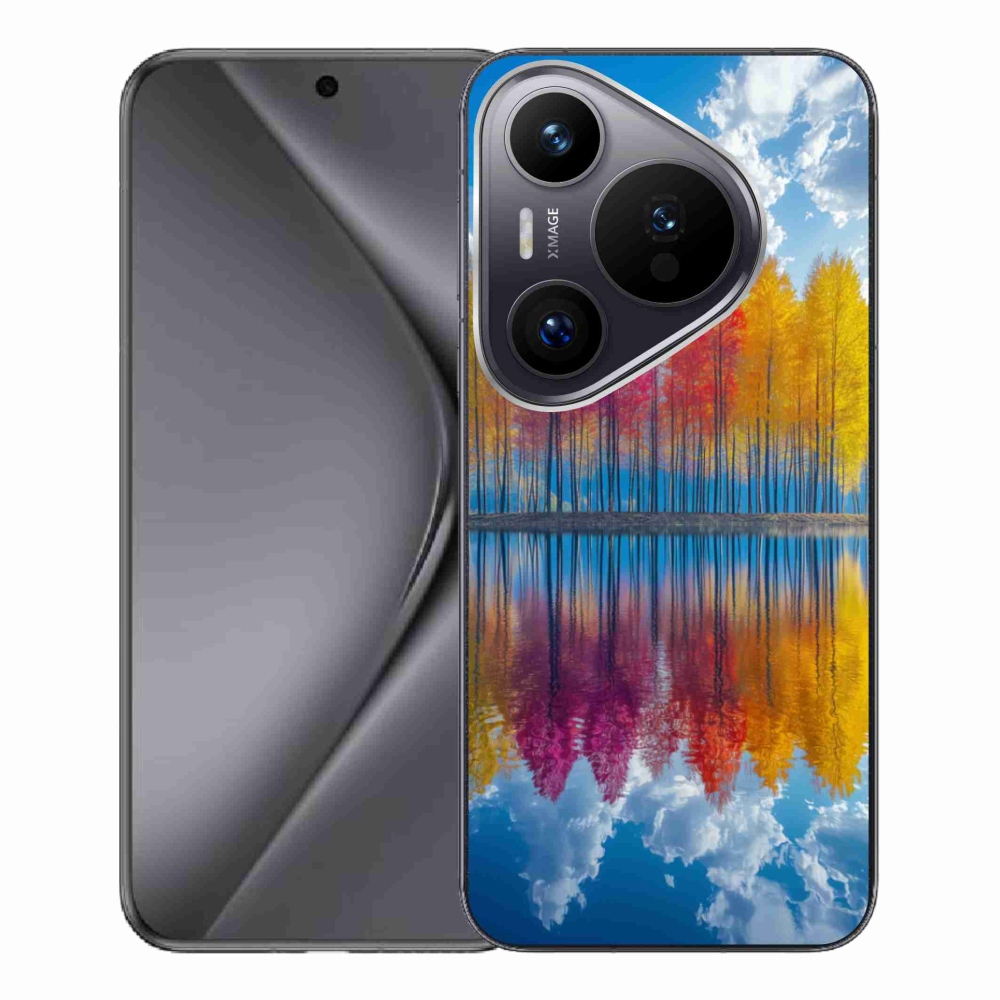 Gelový kryt mmCase na Huawei Pura 70 Pro - barevné stromy