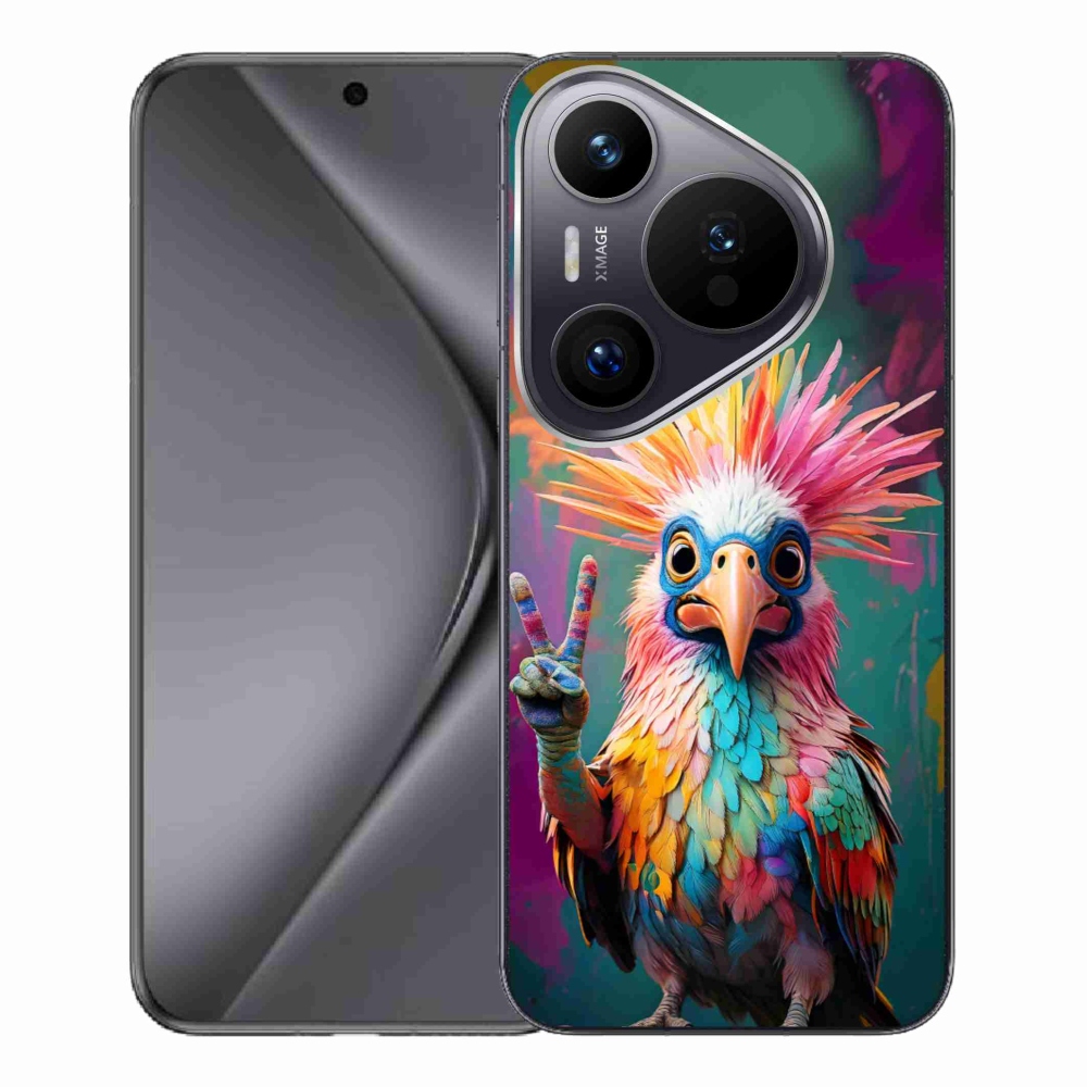 Gelový kryt mmCase na Huawei Pura 70 Pro - barevný rebel