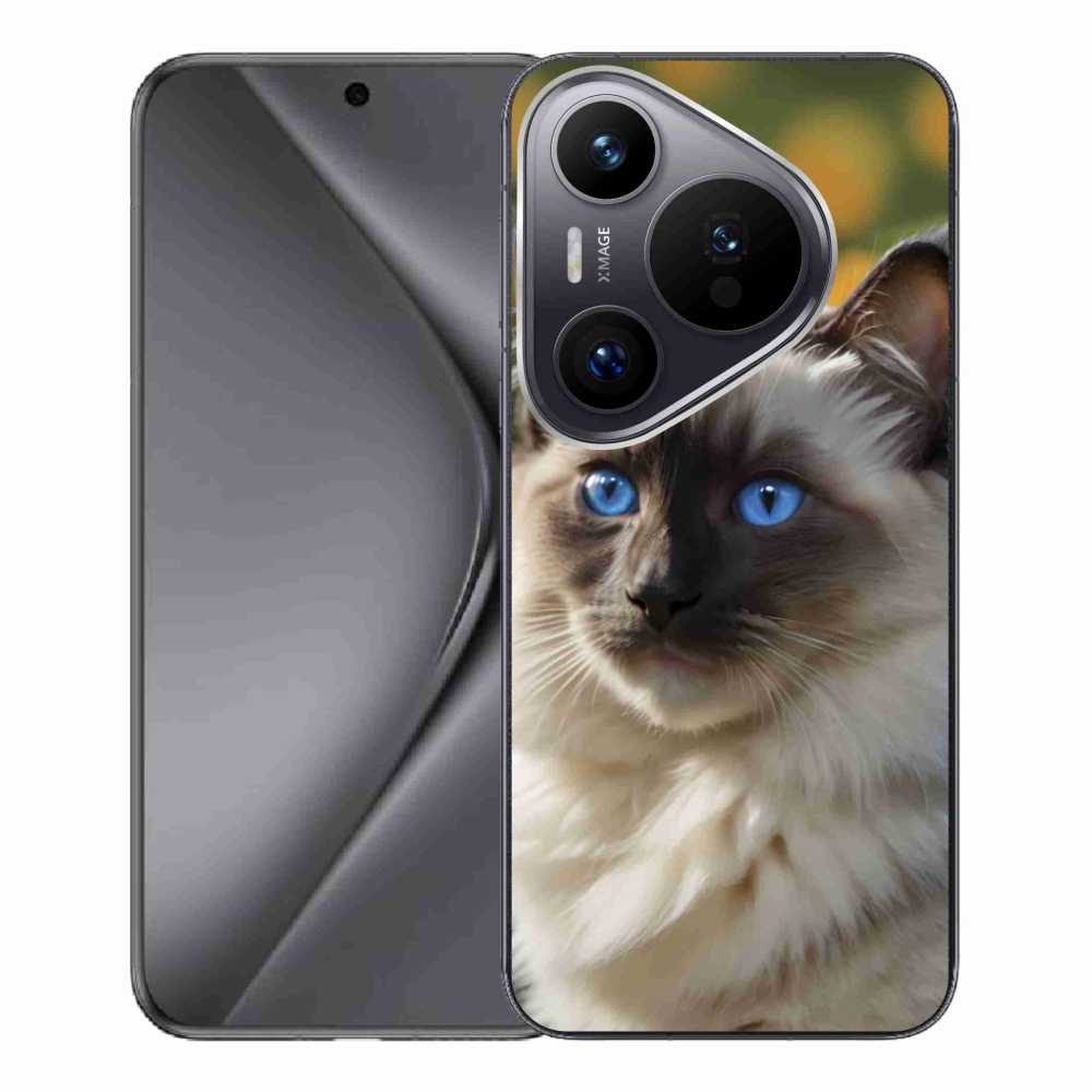 Gelový kryt mmCase na Huawei Pura 70 Pro - bílý ragdoll