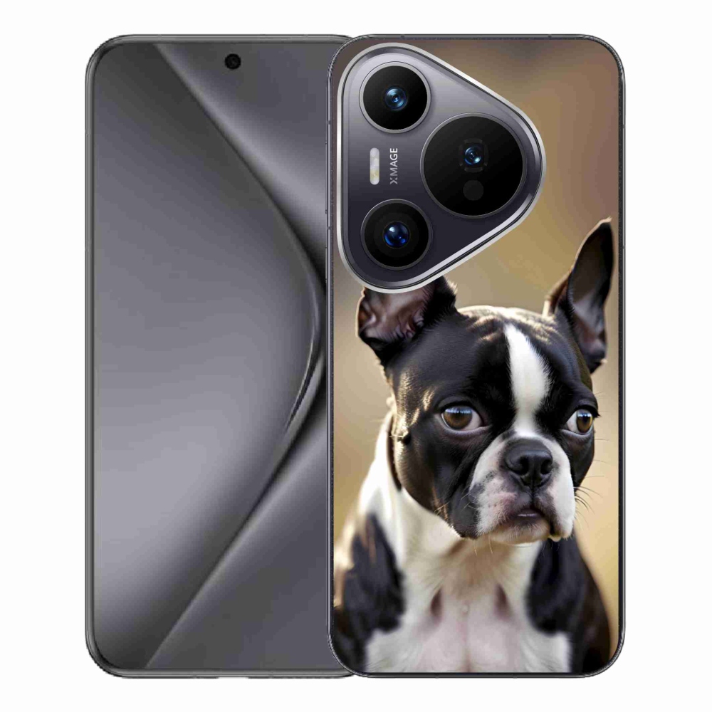Gelový kryt mmCase na Huawei Pura 70 Pro - bostonský teriér
