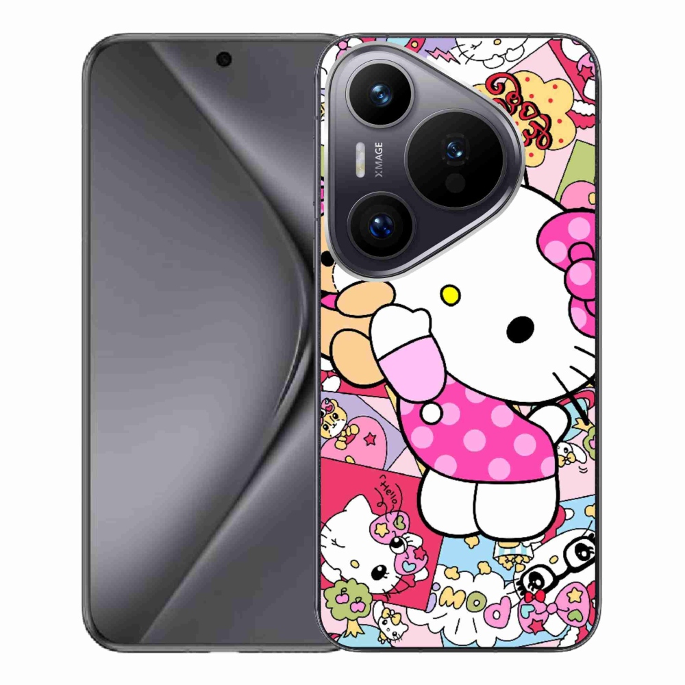 Gelový kryt mmCase na Huawei Pura 70 Pro - cute kitty