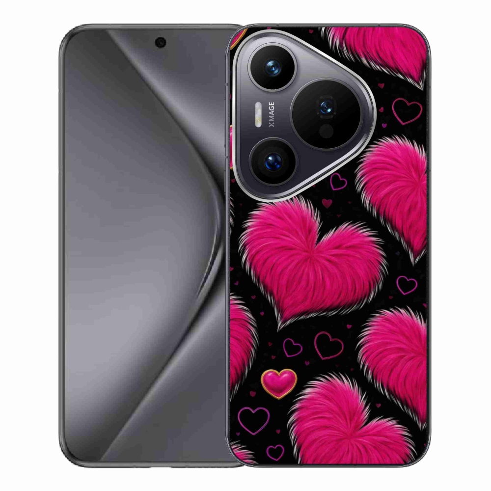 Gelový kryt mmCase na Huawei Pura 70 Pro - hebká srdce