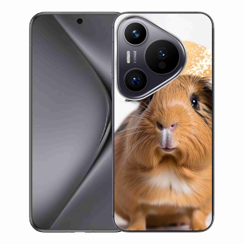 Gelový kryt mmCase na Huawei Pura 70 Pro - hnědé morče