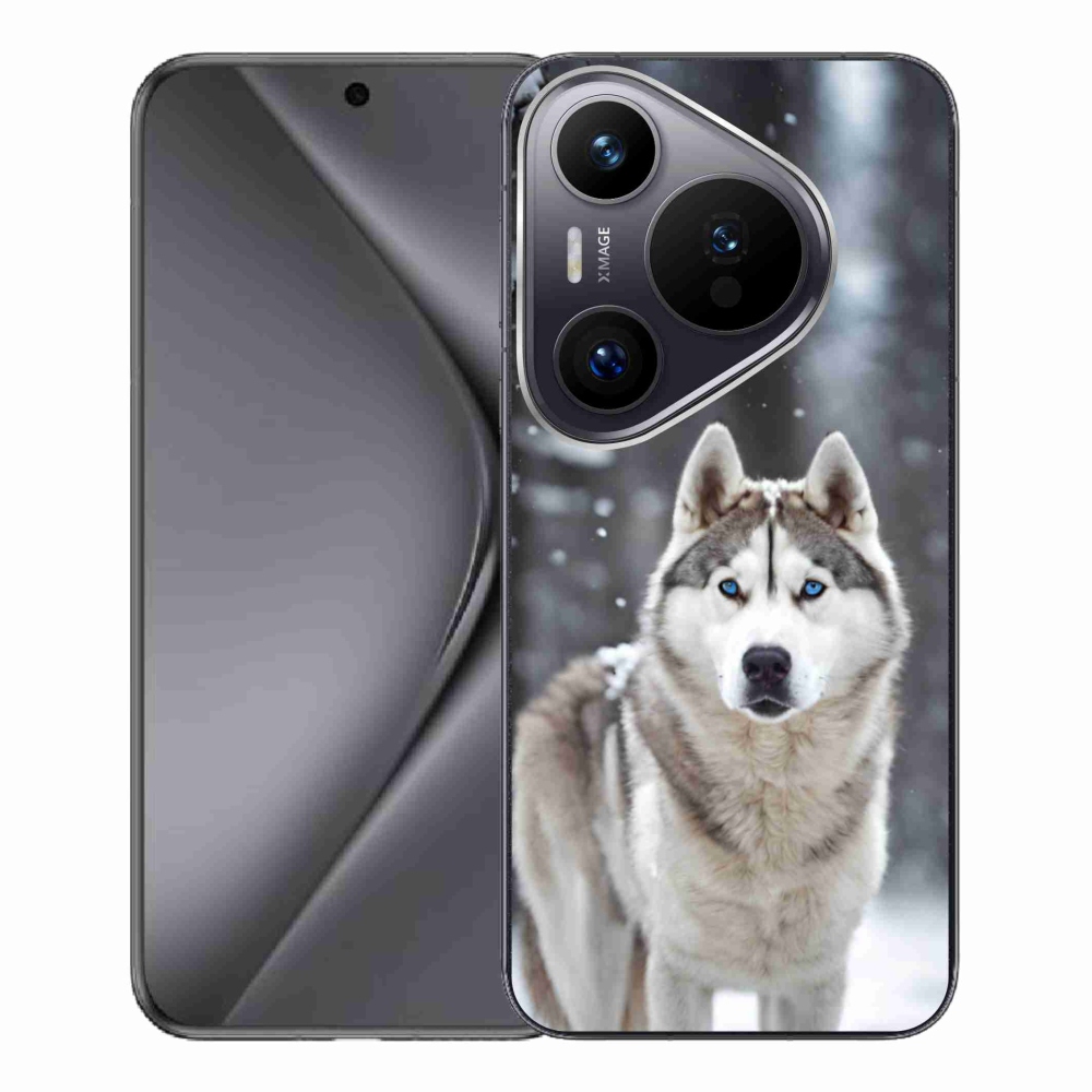 Gelový kryt mmCase na Huawei Pura 70 Pro - husky 2