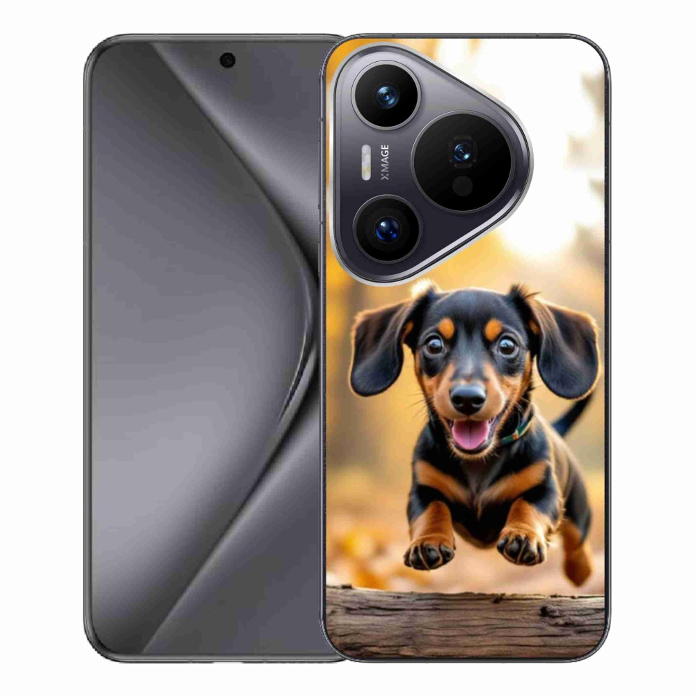Gelový kryt mmCase na Huawei Pura 70 Pro - jezevčík 2