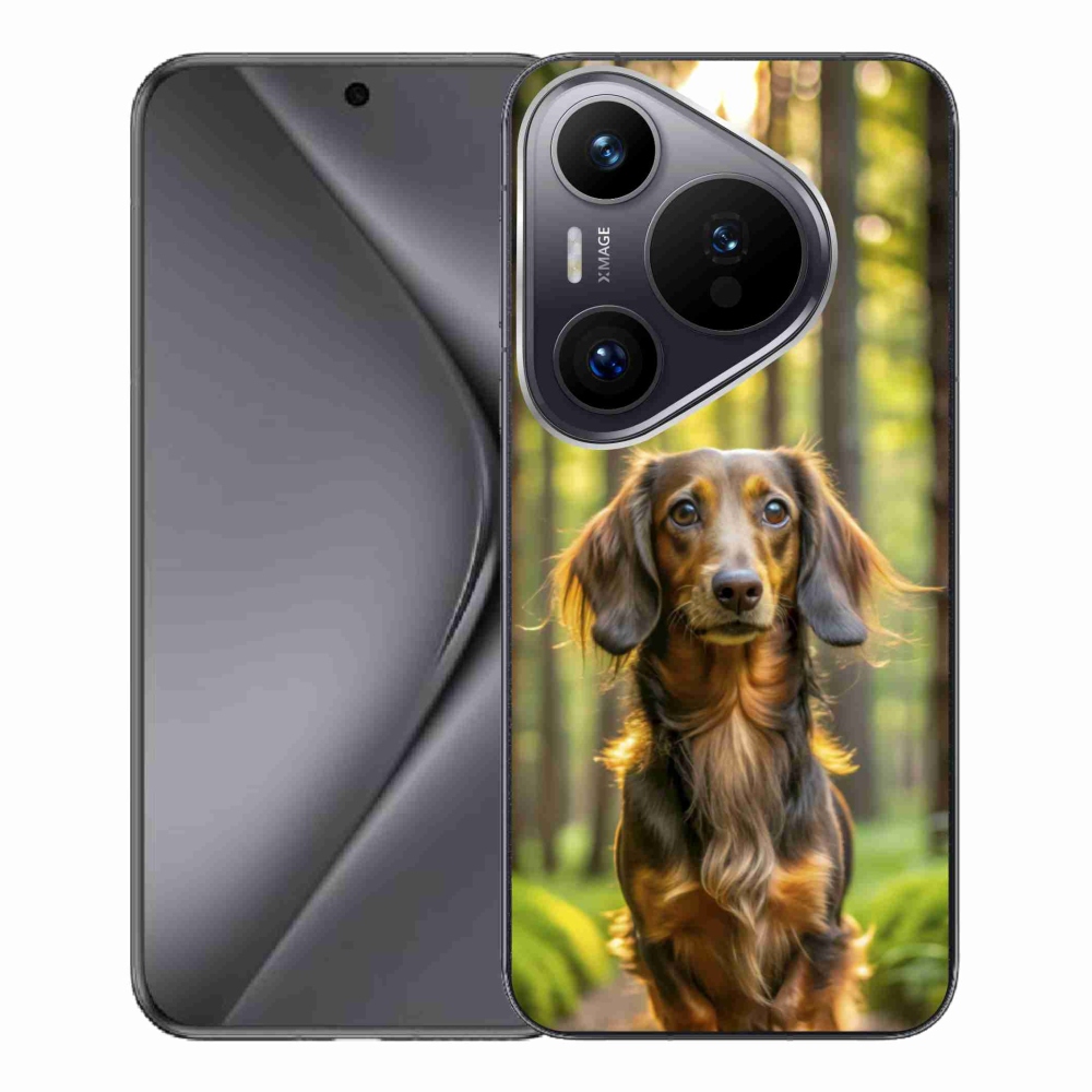 Gelový kryt mmCase na Huawei Pura 70 Pro - jezevčík 4