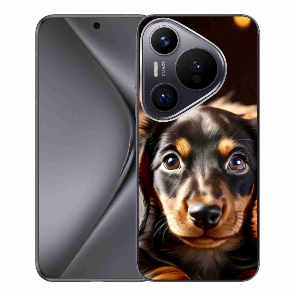 Gelový kryt mmCase na Huawei Pura 70 Pro - jezevčík