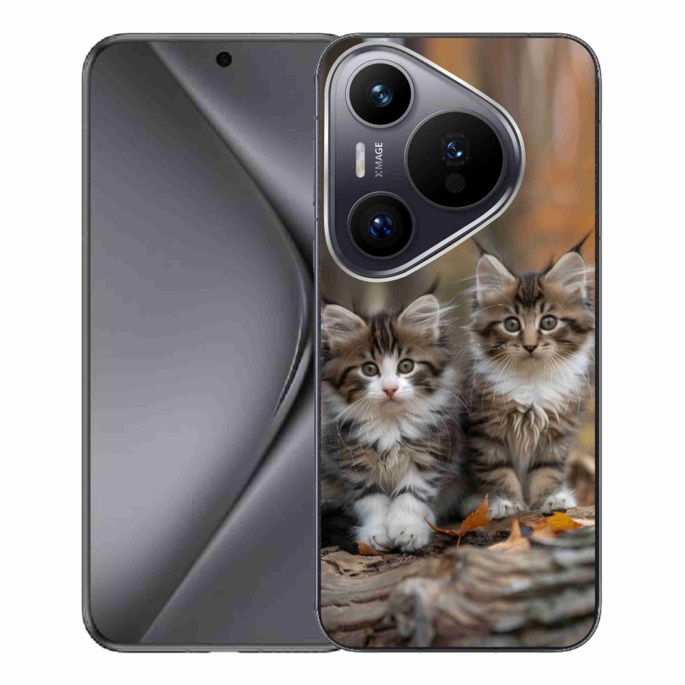 Gelový kryt mmCase na Huawei Pura 70 Pro - kočičí duo 3