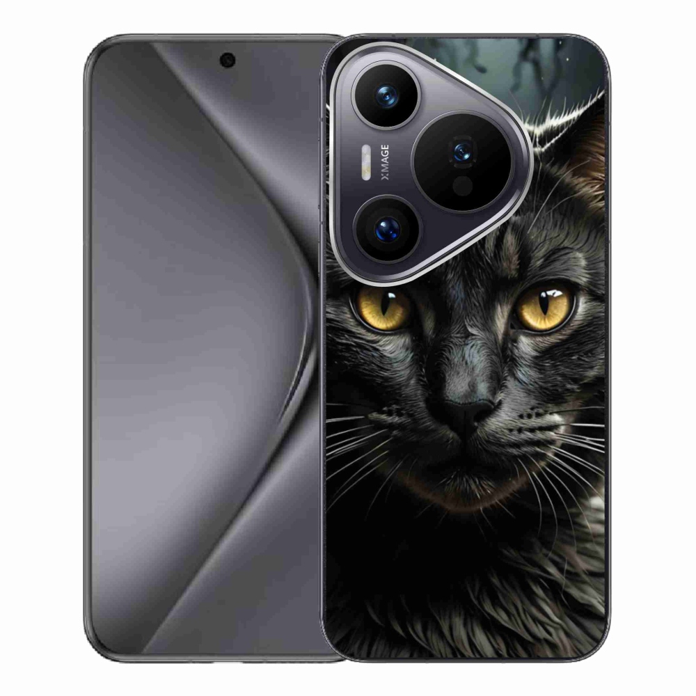 Gelový kryt mmCase na Huawei Pura 70 Pro - kočičí pohled 3