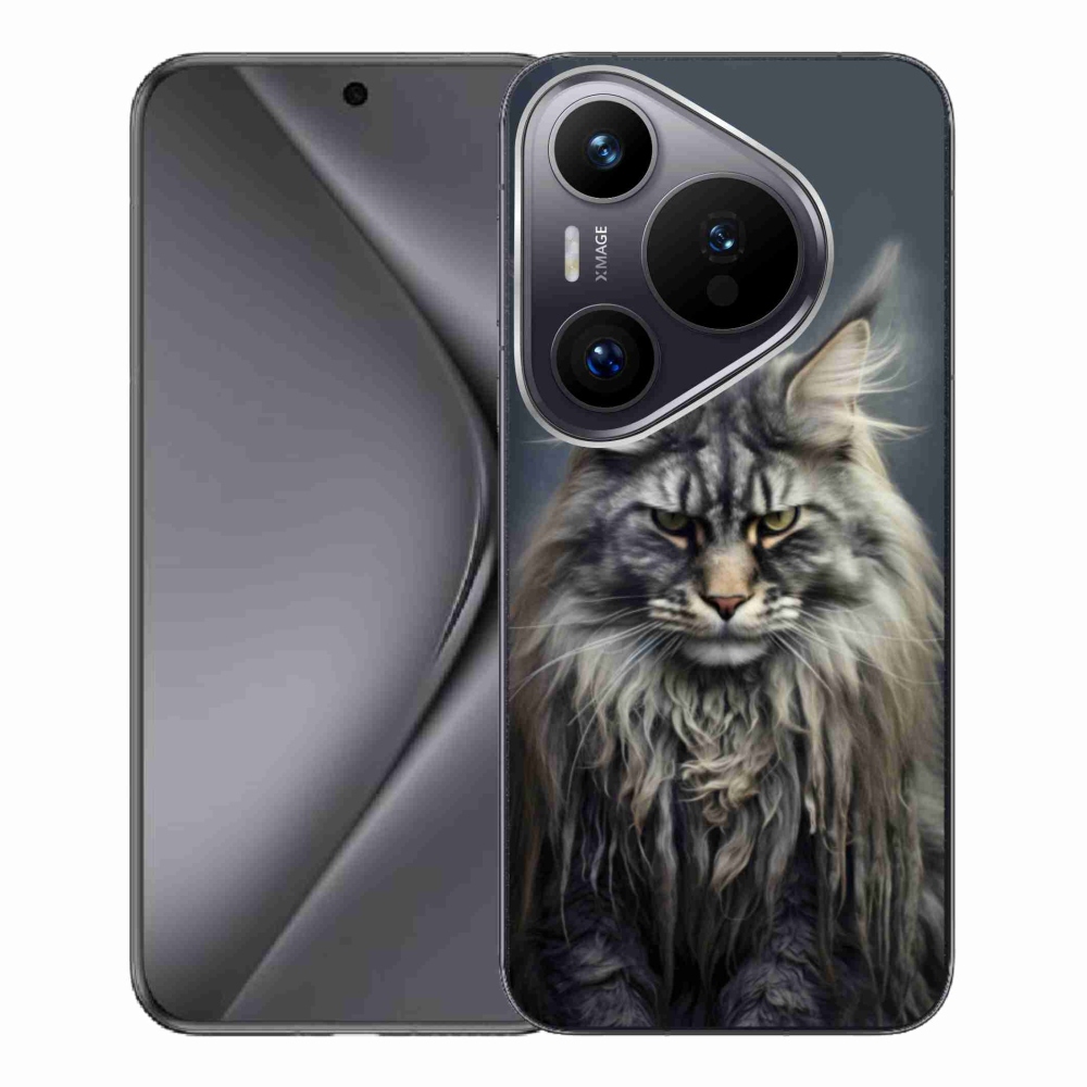 Gelový kryt mmCase na Huawei Pura 70 Pro - kočíčí pohled 4