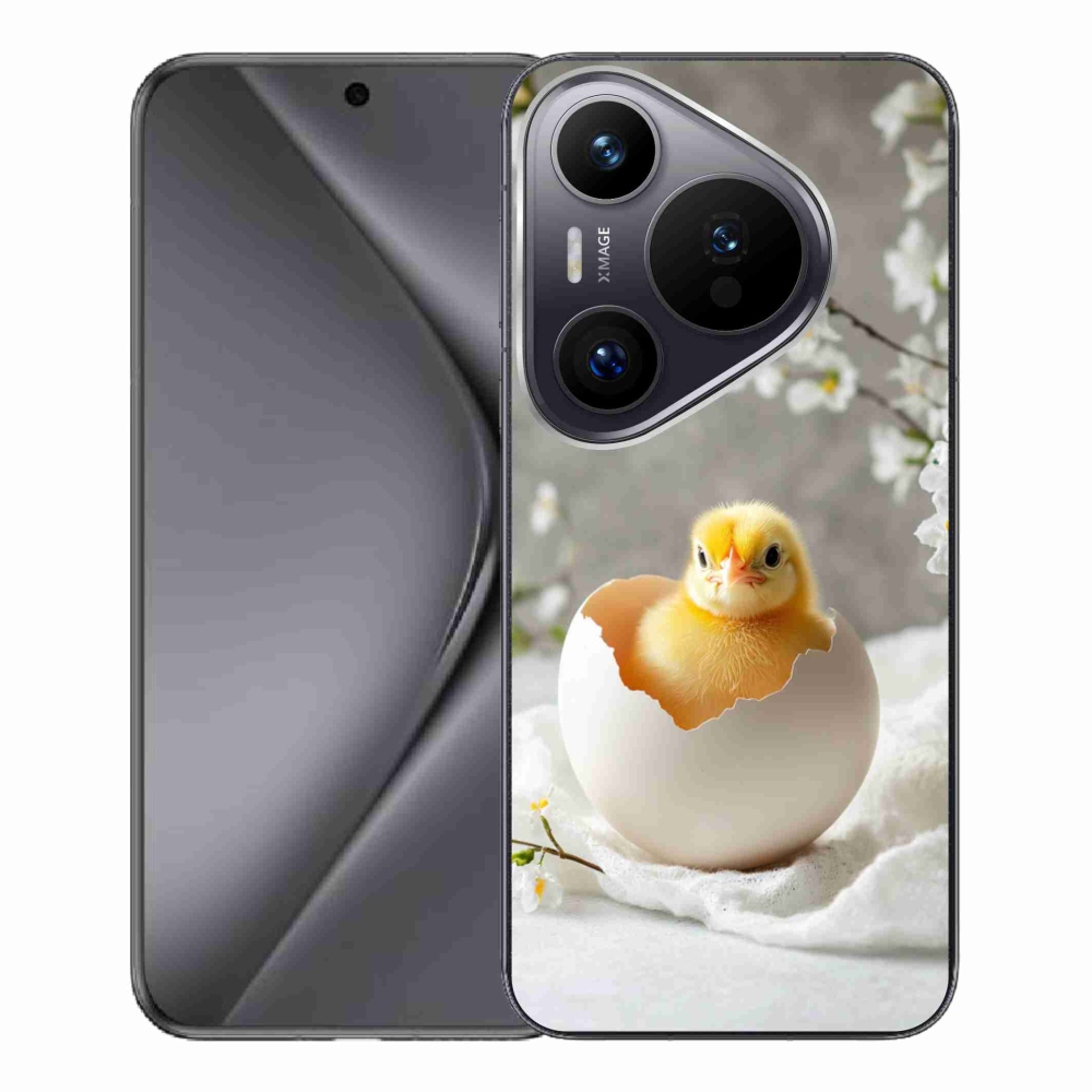 Gelový kryt mmCase na Huawei Pura 70 Pro - kuřátko
