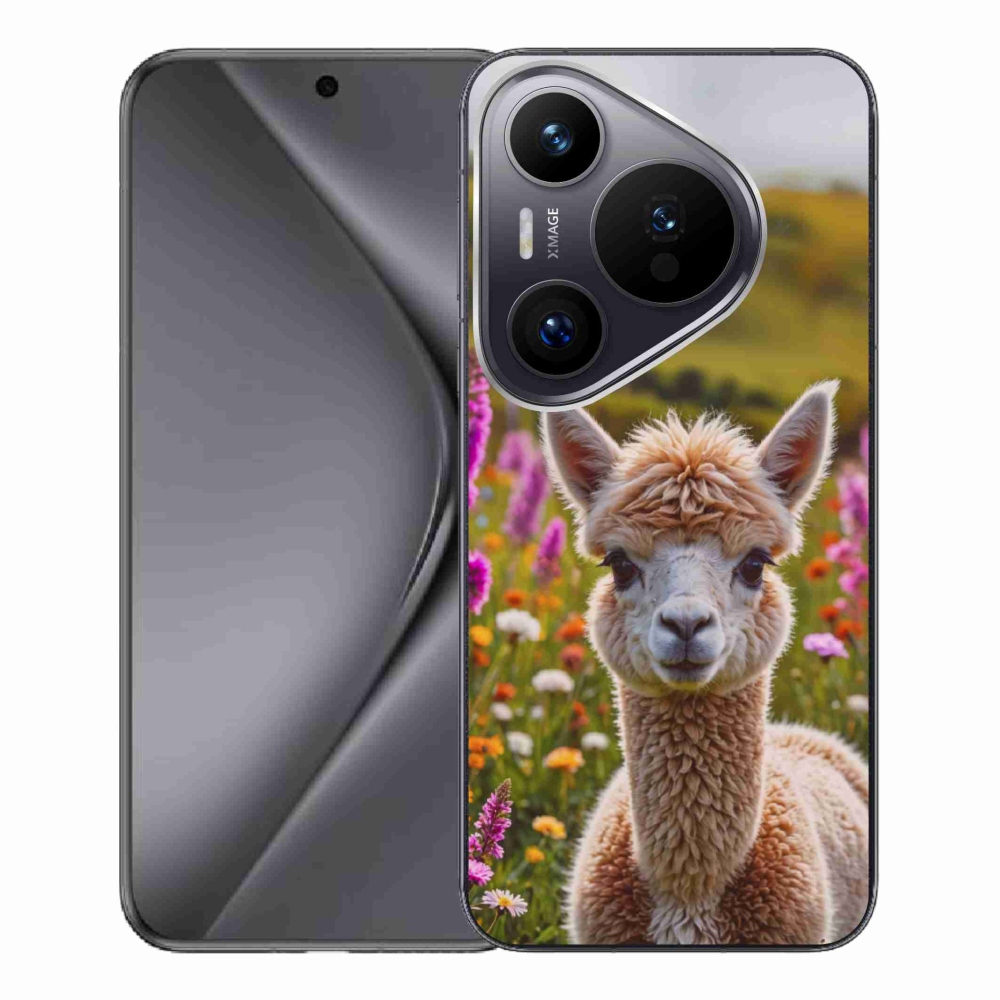 Gelový kryt mmCase na Huawei Pura 70 Pro - lama na louce