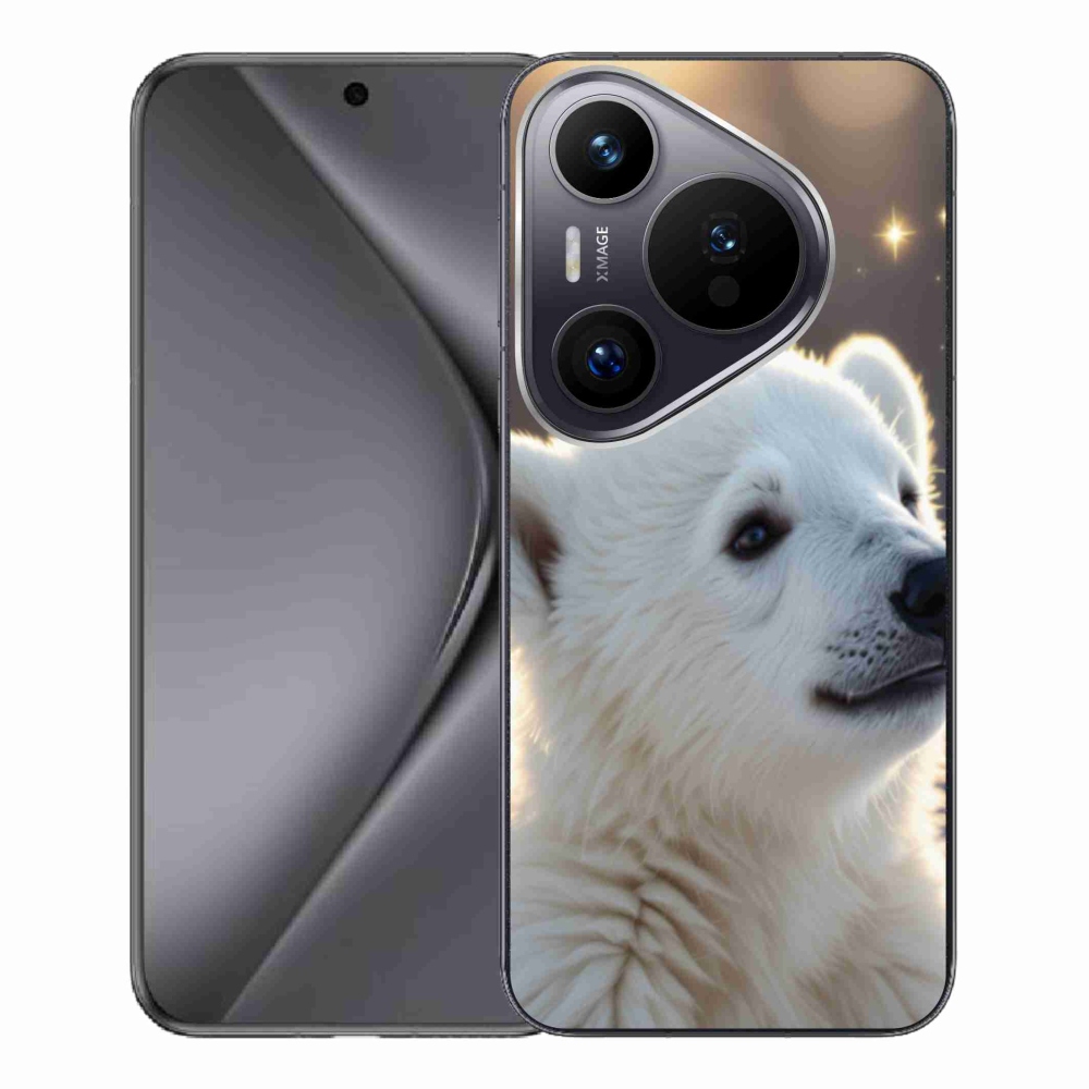 Gelový kryt mmCase na Huawei Pura 70 Pro - lední medvěd