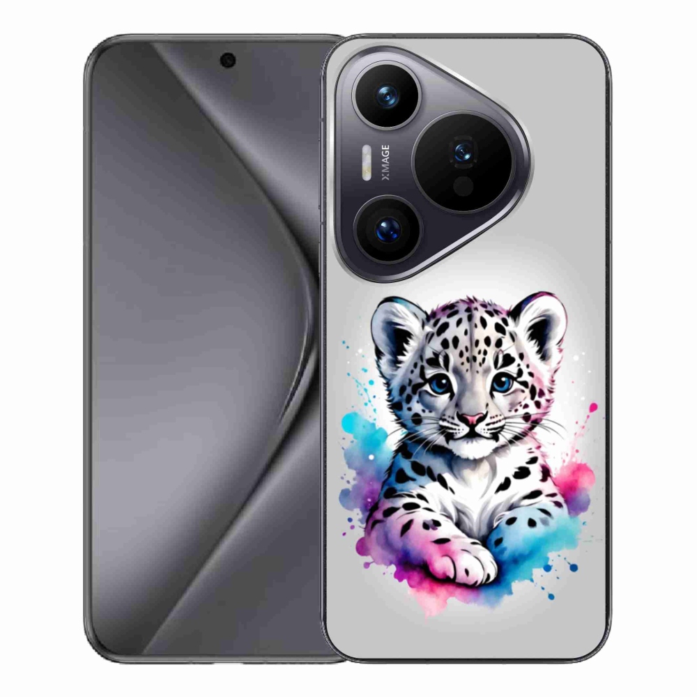 Gelový kryt mmCase na Huawei Pura 70 Pro - levhartí mládě