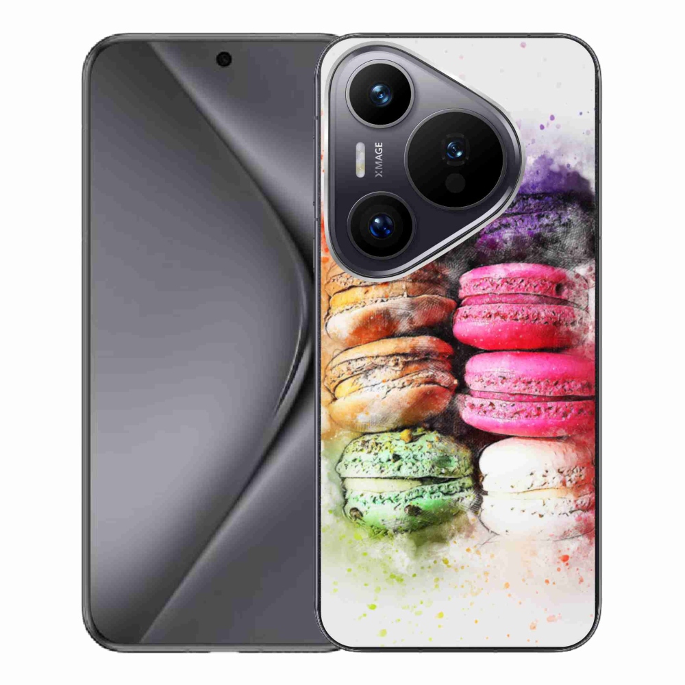 Gelový kryt mmCase na Huawei Pura 70 Pro - makrónky