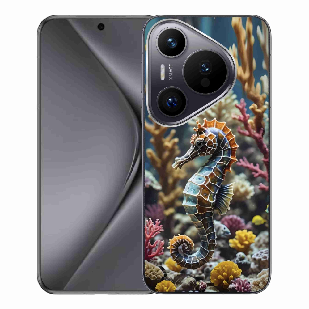 Gelový kryt mmCase na Huawei Pura 70 Pro - mořský koník 2