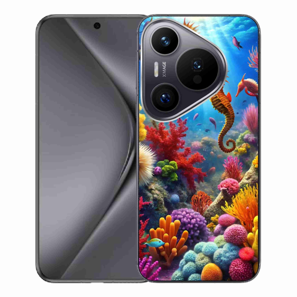 Gelový kryt mmCase na Huawei Pura 70 Pro - mořský svět 3