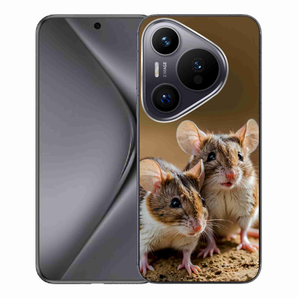 Gelový kryt mmCase na Huawei Pura 70 Pro - myší duo