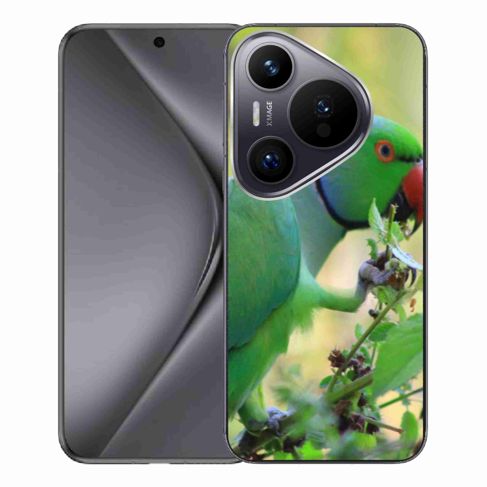 Gelový kryt mmCase na Huawei Pura 70 Pro - papoušek alexandr