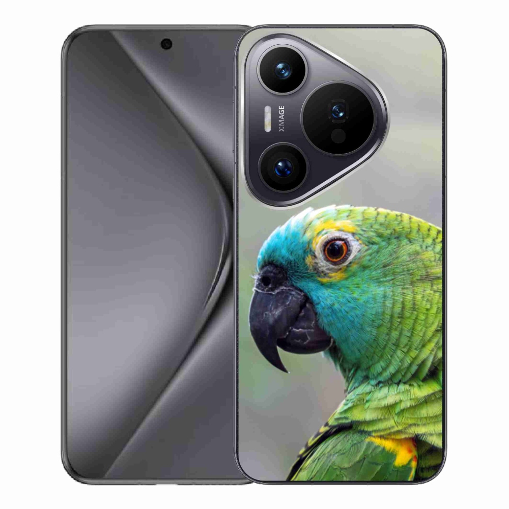 Gelový kryt mmCase na Huawei Pura 70 Pro - papoušek amazoňan
