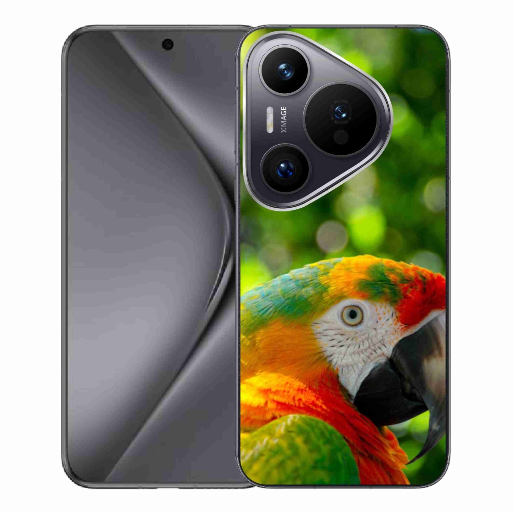 Gelový kryt mmCase na Huawei Pura 70 Pro - papoušek ara 3