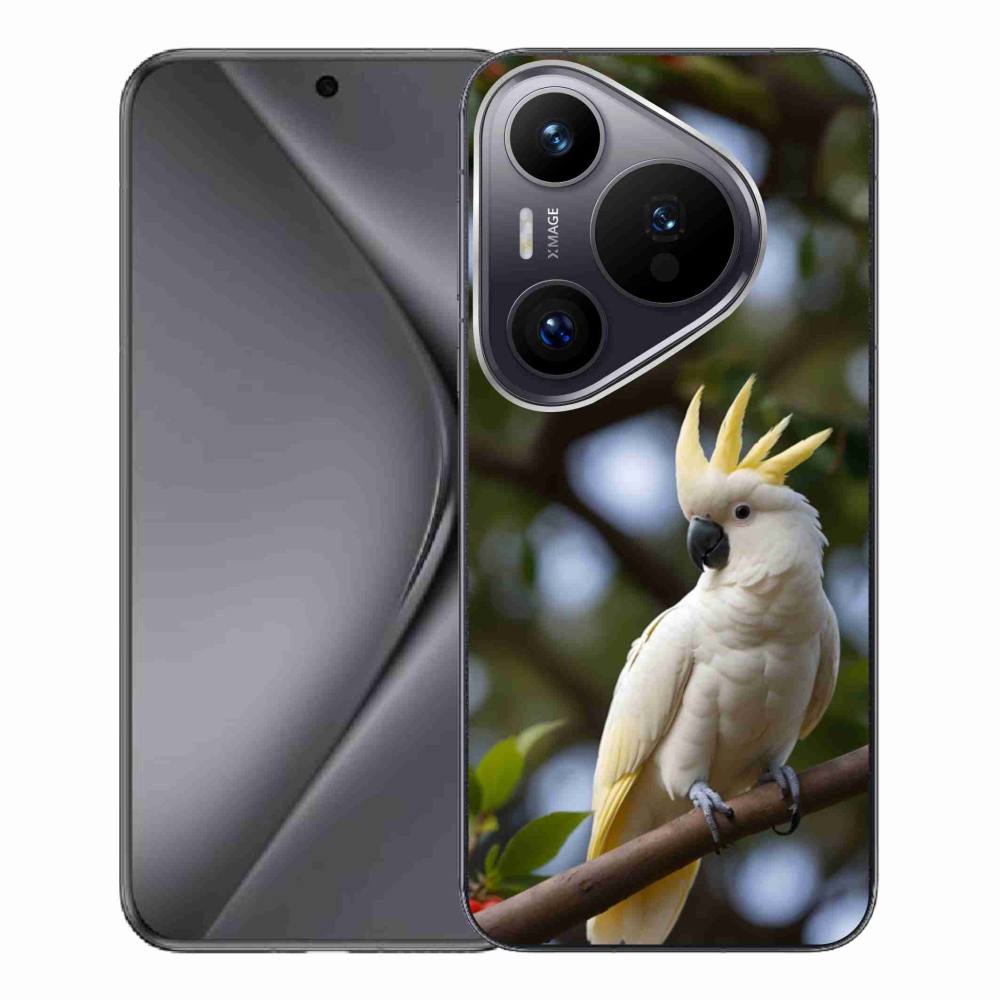 Gelový kryt mmCase na Huawei Pura 70 Pro - papoušek kakadu 3