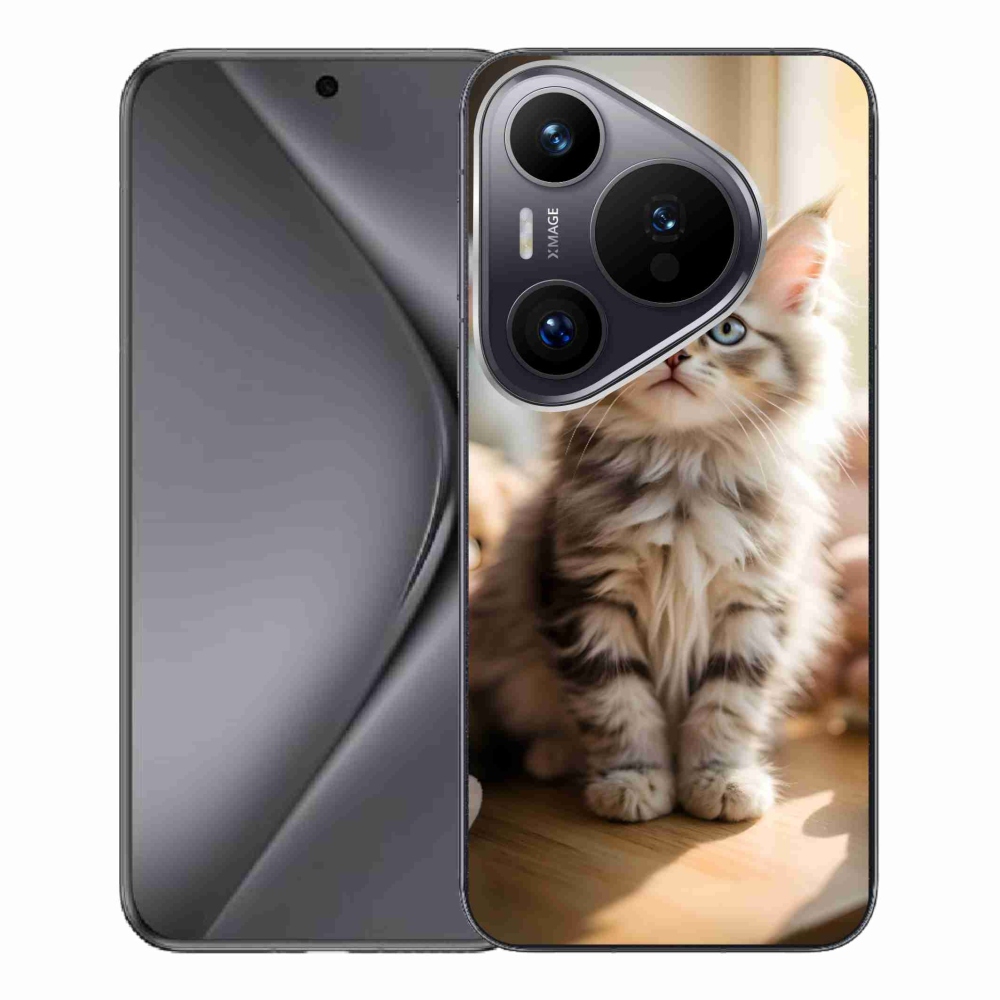 Gelový kryt mmCase na Huawei Pura 70 Pro - roztomilé kotě 10