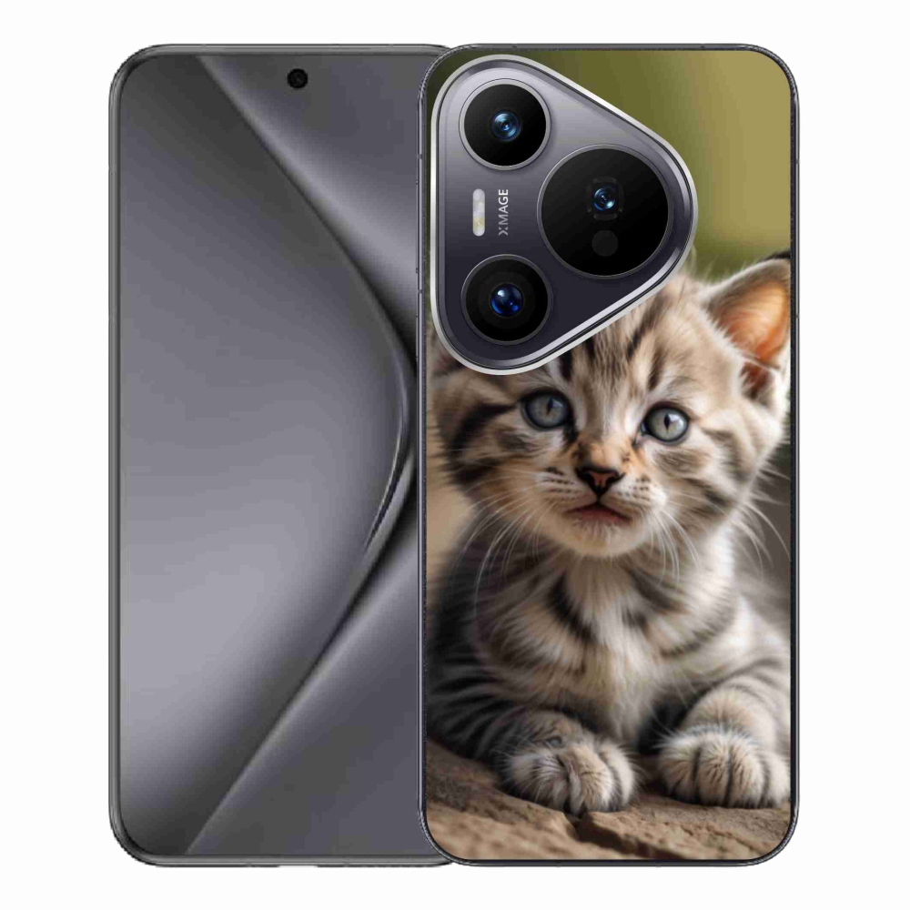 Gelový kryt mmCase na Huawei Pura 70 Pro - roztomilé kotě 9