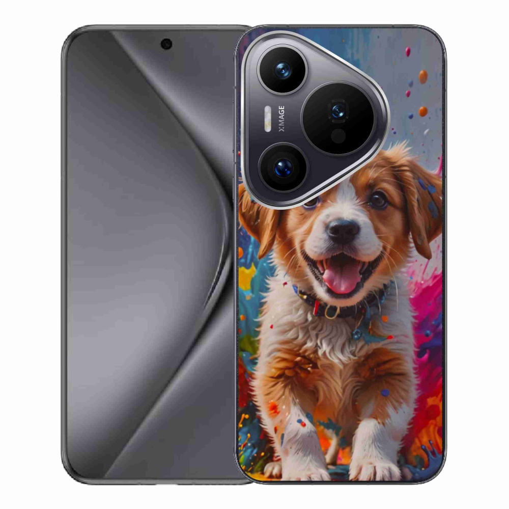 Gelový kryt mmCase na Huawei Pura 70 Pro - roztomilé štěně 3