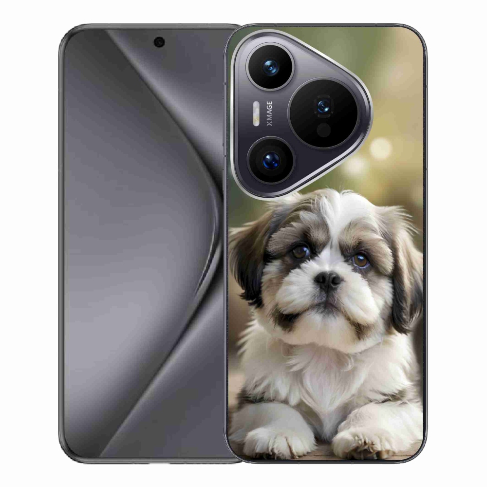 Gelový kryt mmCase na Huawei Pura 70 Pro - roztomilý shih-tzu