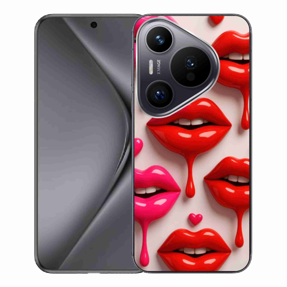 Gelový kryt mmCase na Huawei Pura 70 Pro - rty 2