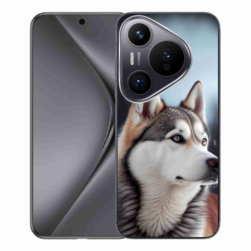 Gelový kryt mmCase na Huawei Pura 70 Pro - sibiřský husky