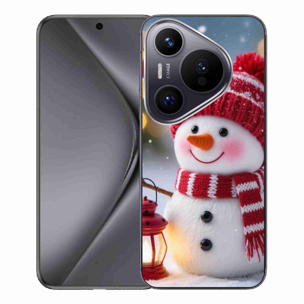 Gelový kryt mmCase na Huawei Pura 70 Pro - sněhulák 2