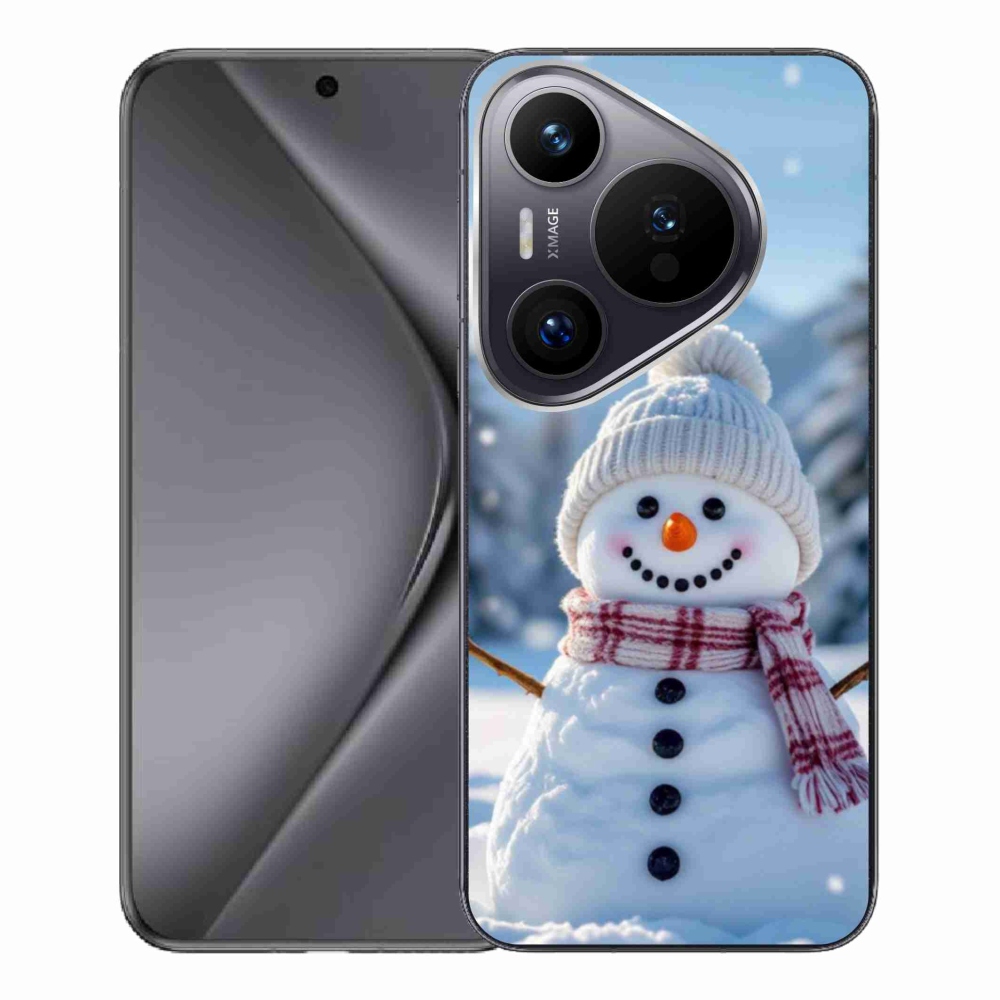 Gelový kryt mmCase na Huawei Pura 70 Pro - sněhulák 3