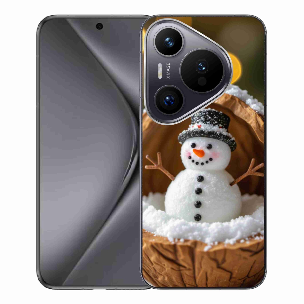 Gelový kryt mmCase na Huawei Pura 70 Pro - sněhulák 4