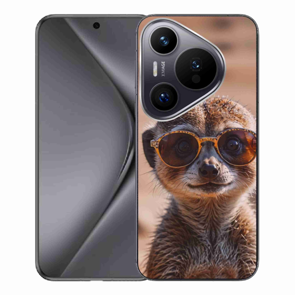 Gelový kryt mmCase na Huawei Pura 70 Pro - stylová surikata
