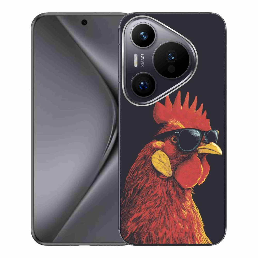 Gelový kryt mmCase na Huawei Pura 70 Pro - stylový kohout