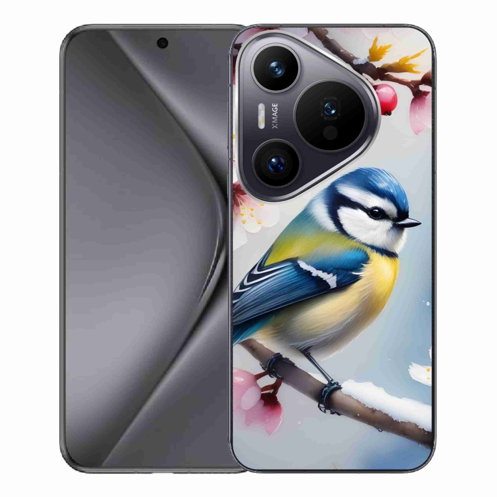 Gelový kryt mmCase na Huawei Pura 70 Pro - sýkorka
