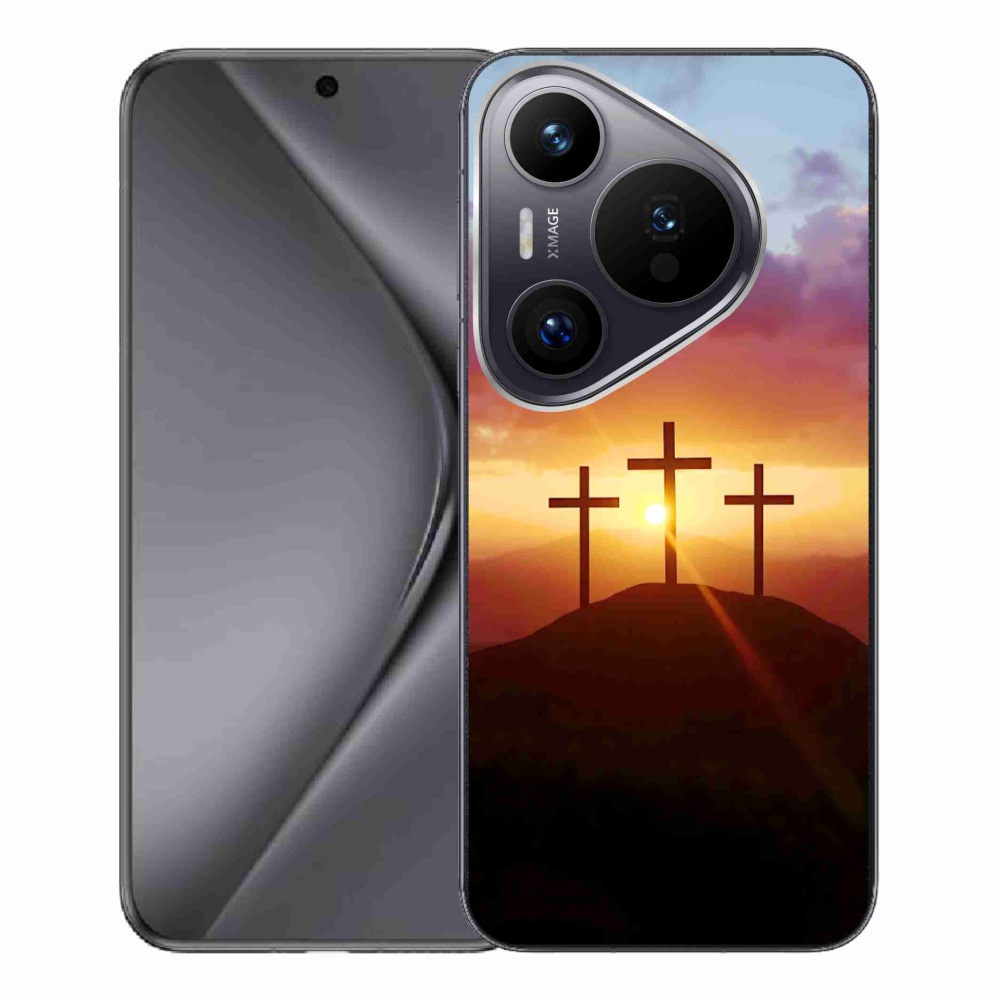 Gelový kryt mmCase na Huawei Pura 70 Pro - tři kříže