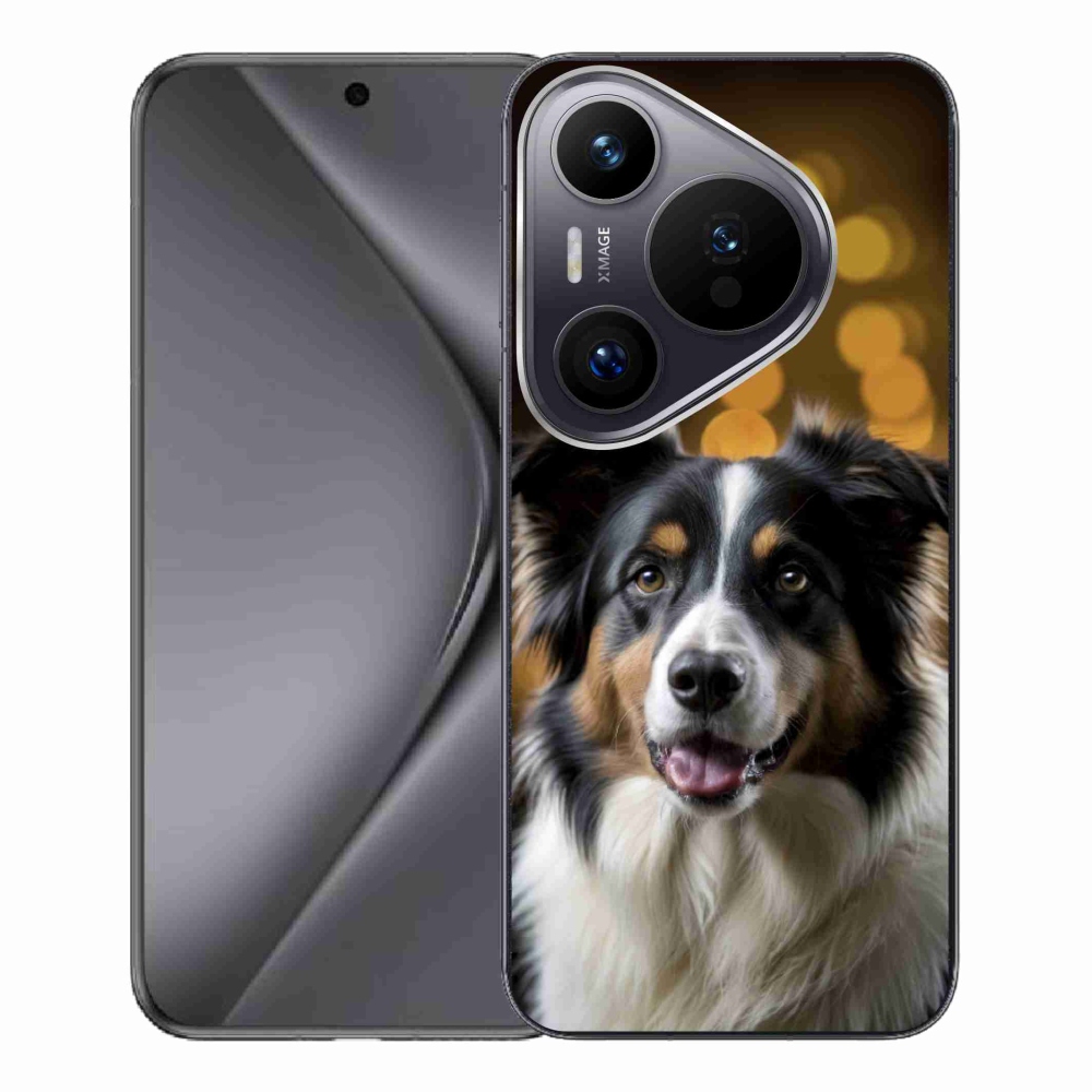 Gelový kryt mmCase na Huawei Pura 70 Pro - usměvavý australský ovčák