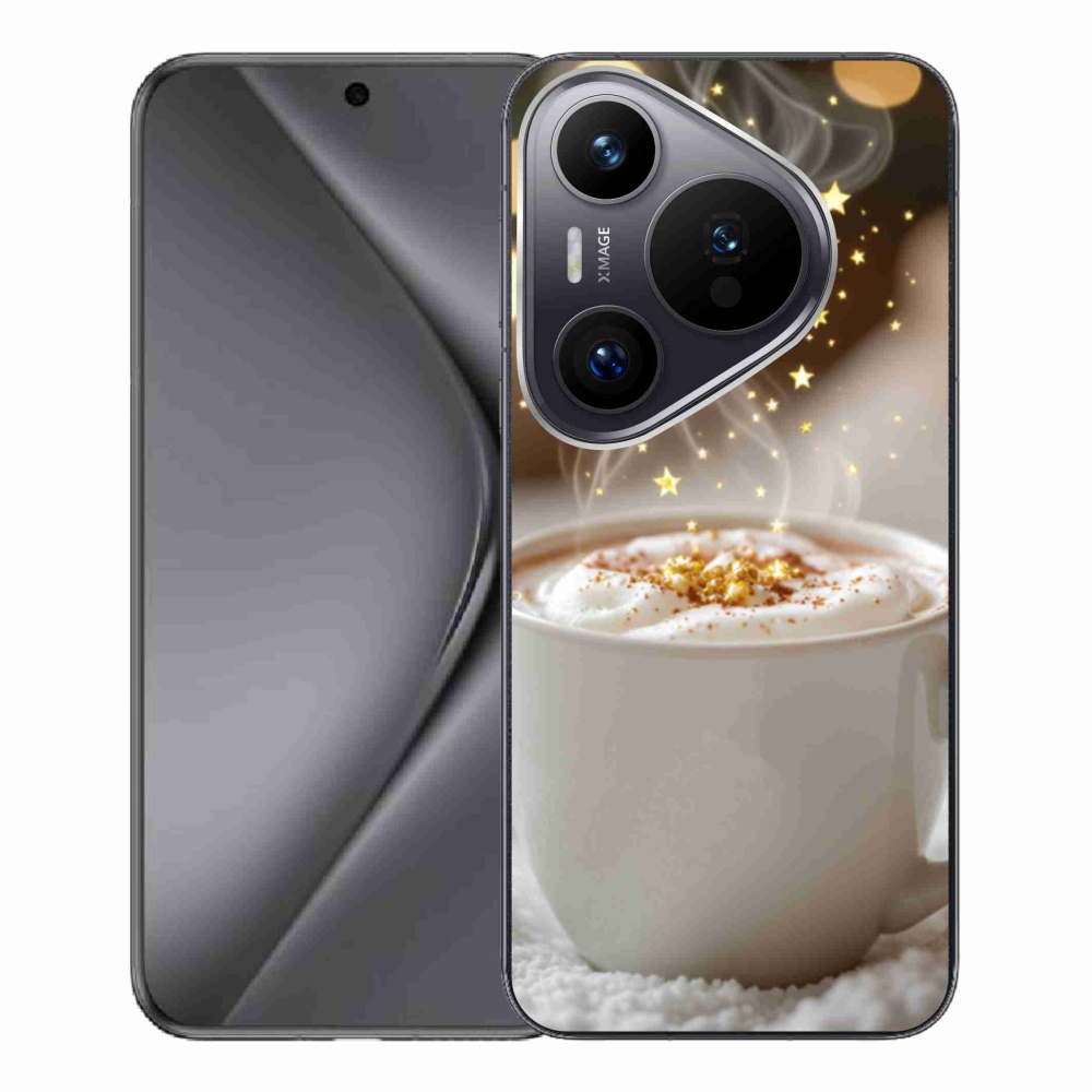 Gelový kryt mmCase na Huawei Pura 70 Pro - vánoční horký nápoj