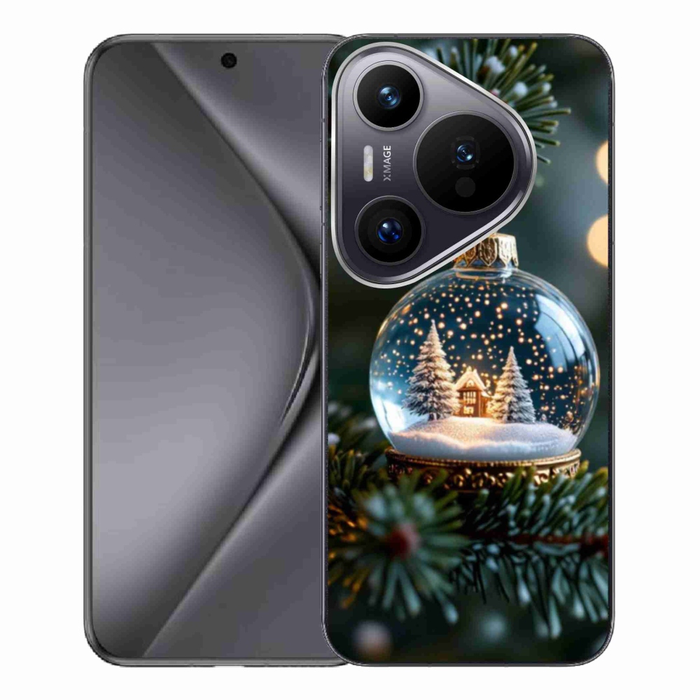 Gelový kryt mmCase na Huawei Pura 70 Pro - vánoční koule 2